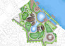 render unique architectural masterplan ,elevation , section